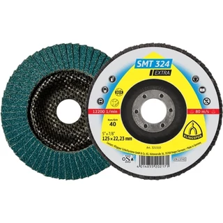 Lamellás csiszoló 115mm P 40 kúpos SMT324 Klingspor (321509)