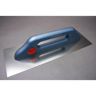 Glettvas 130x480mm sima inox svájci glettelő fanyelű Kubala (KUB0408)
