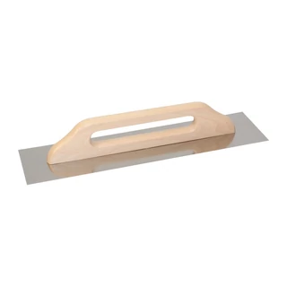 Glettvas 130x580mm sima inox svájci glettelő fanyelű Eco Line Kubala (KUB2624)