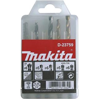 Fúrószár klt fa/fém/kőzet hatszög befogású 5-6mm Makita (D-23759)