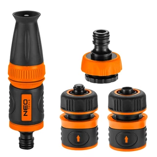 Locsolófej csatlakozókkal 1/2" 4db NEO (15-710)