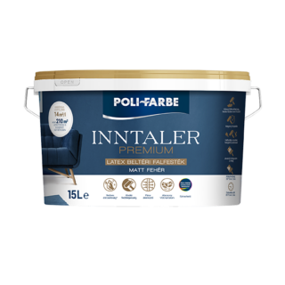 POLI-FARBE Inntaler Premium LATEX beltéri diszp. falfesték 15l (1020101029)