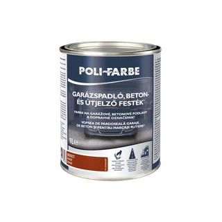 POLI-FARBE Garázspadló, beton- és útjelző festék Opál 1l