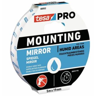 TESA Mounting PRO Mirror 5m x19mm fehér