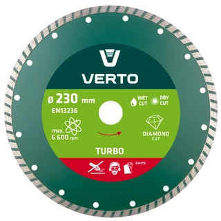 Verto gyémánt vágókorong - 230 mm
