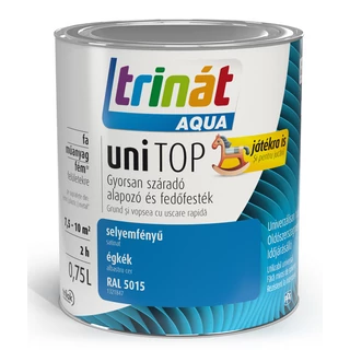 TRILAK Trinát Unitop Aqua selyemfényű zománcfesték RAL 5015 égkék - 0.75l