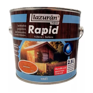 TRILAK Lazurán Aqua Rapid mahagóni 2,5l