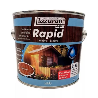 TRILAK Lazurán Aqua Rapid vörösfenyő 2,5l