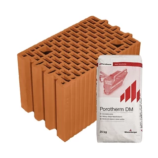 Porotherm 25 N+F RAPID falazóelem