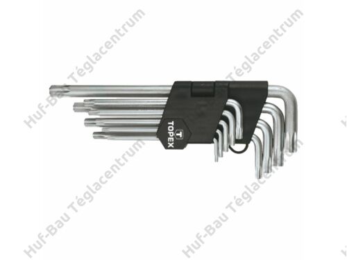 Topex Torx kulcs készlet - 9 részes T10-50