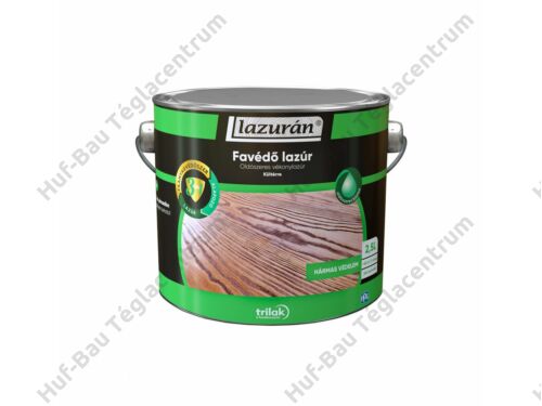 TRILAK Lazurán Aqua favédő lazúr 3in1 mogyoró 2,5l (370861)