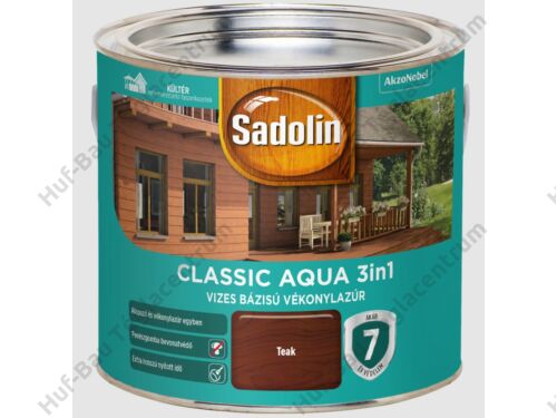 AKZO Sadolin Classic Aqua impregnálólazúr teak - 2.5 L