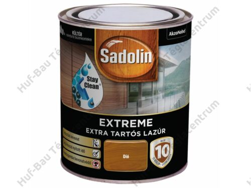 AKZO Sadolin Extreme selyemfényű lazúr, dió színben - 0.7 L