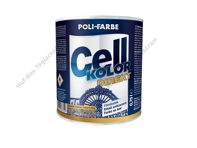 POLI-FARBE Cellkolor Direkt kalapácslakk barna 0,75l