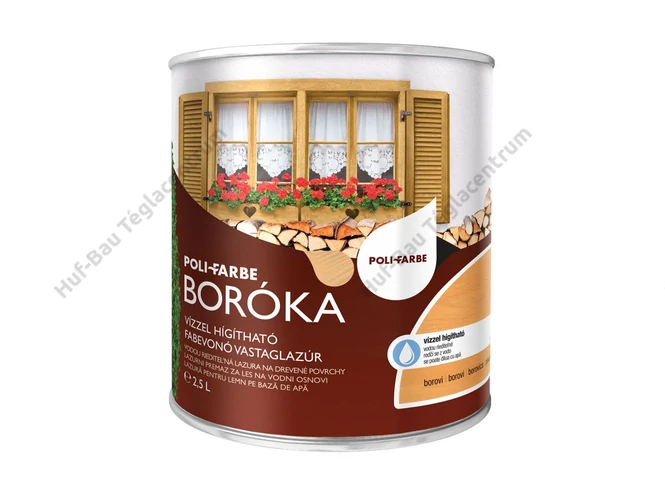 POLI-FARBE Boróka fabevonó lazúr (borovi) 0,75l