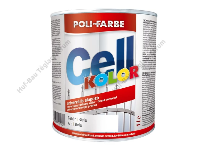 POLI-FARBE Cellkolor univerzális alapozó fehér 1l