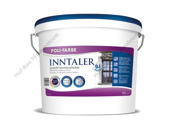 POLI-FARBE Inntaler szilikát beltéri falfesték fehér 4l