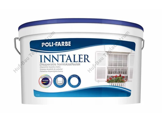 POLI-FARBE Inntaler Diszperziós Homlokzatfesték fehér 4l