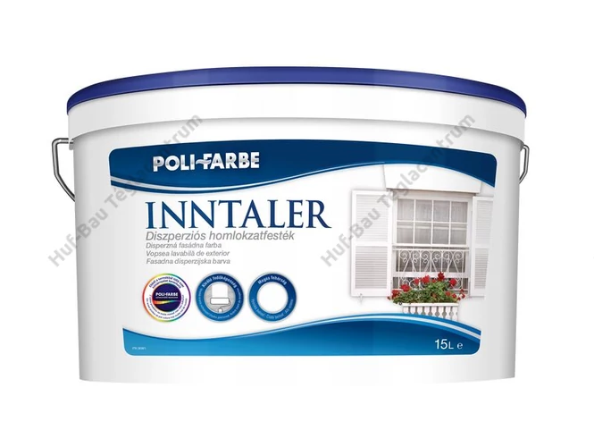 POLI-FARBE Inntaler Diszperziós Homlokzatfesték fehér 15l