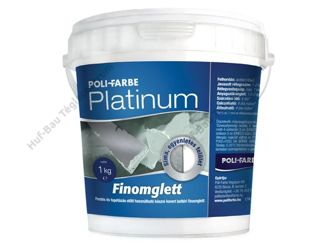 POLI-FARBE Platinum finomglett 1kg