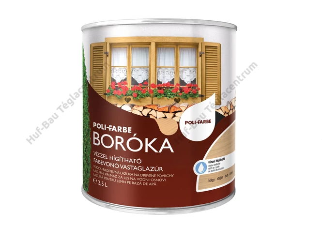 POLI-FARBE Boróka fabevonó lazúr (gránit) 0,75l