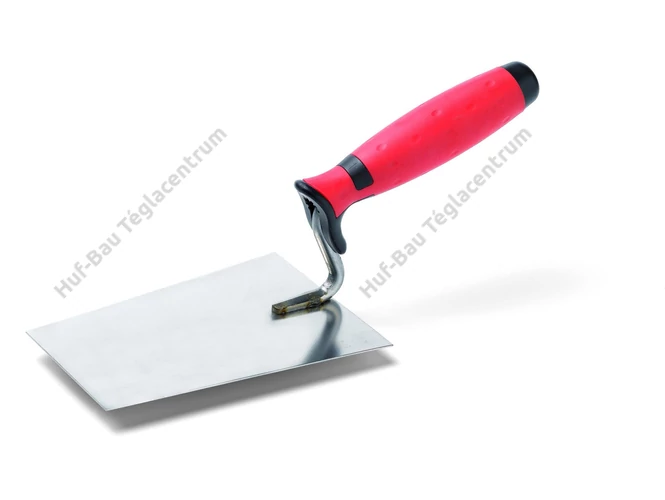 SCHULLER kőműveskanál 160mm Soft Grip inox (54002)