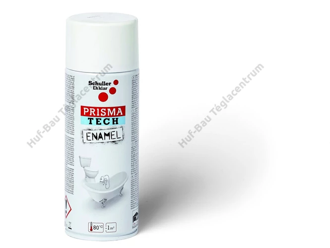 Schuller Prisma Tech Enamel festék spray szaniter-zománc fehér - 400 ml
