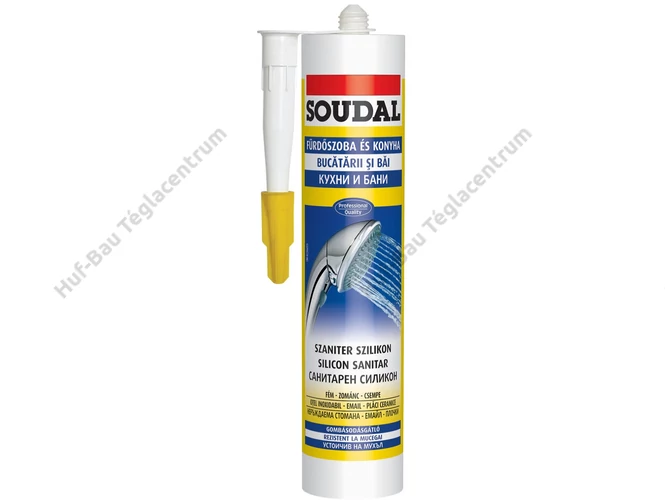 Szaniter szilikon 280ml fehér Soudal (103218)