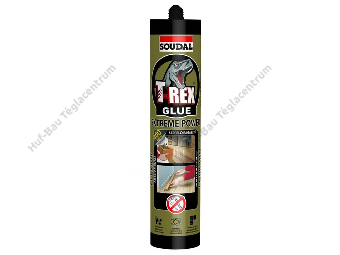 SOUDAL Szerelőragasztó 290ml T-REX Gold MSX polimer fehér (146055)