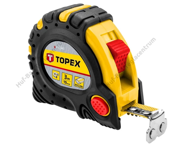 Topex mérőszalag 3 M/19 mm