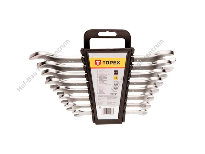 Topex villáskulcs készlet - 6-22mm 8 r crv