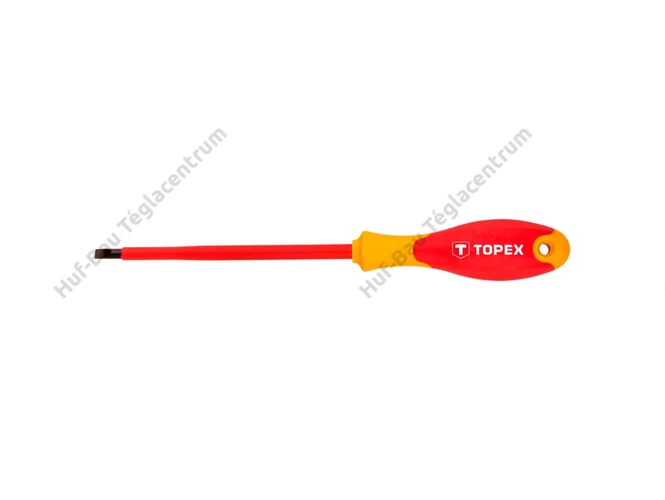 Topex csavarhúzó lapos SL 5,5x125mm 1000V szigetelt