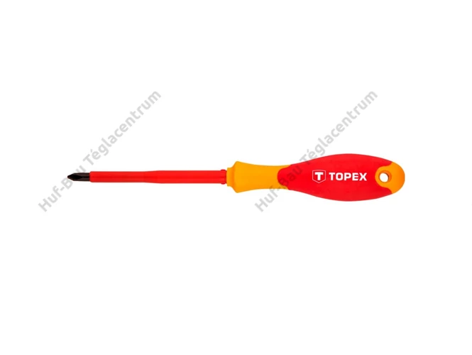 Topex csavarhúzó - PH1x 80mm - 1000V szigetelt