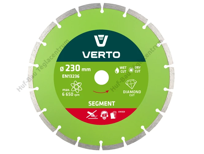 Gyémántkorong 230 mm szegm Verto (61H3S9)