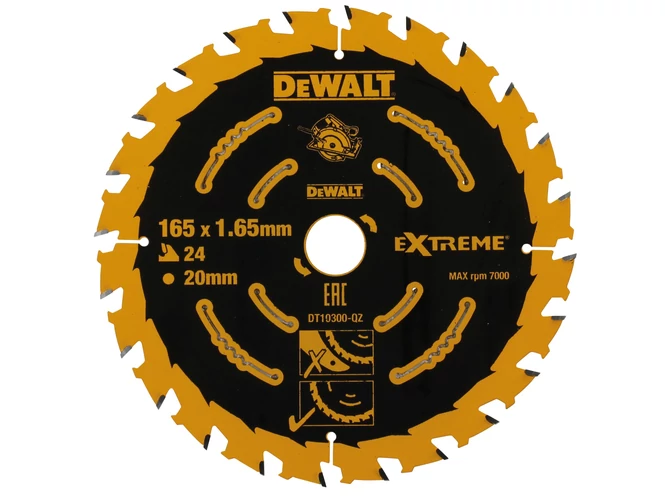 DEWALT DT10300-QZ körfűrészlap EXTREME 24T