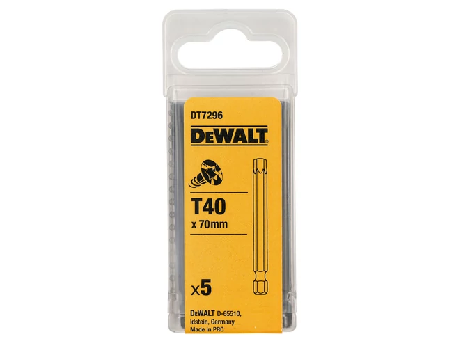 DEWALT DT7296-QZ TORX T40 csavarozóbetét - 5 db