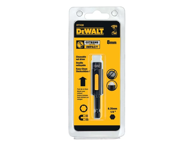 DEWALT DT7430-QZ EXTREME mágneses dugókulcs - 8 mm