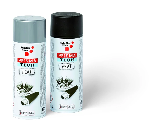 Schuller Prisma Tech Heat hőálló festékspray fekete -  400 ml