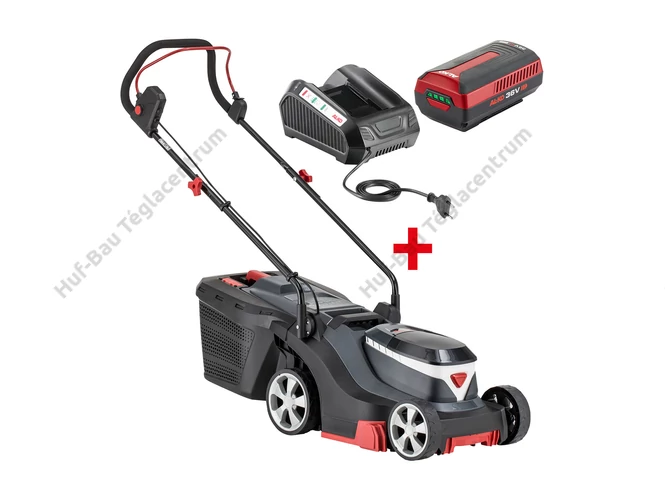 AL-KO Easy 3.25 Li akkumulátoros fűnyíró, 32 cm-es vágásszélességgel, akkuval és töltővel.