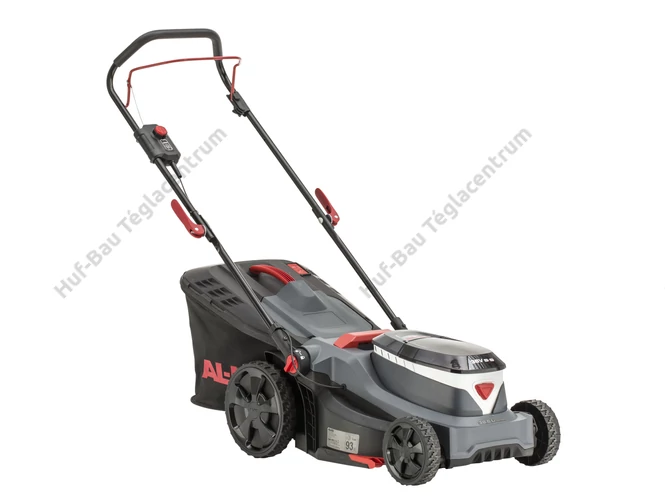 AL-KO 38.6 Li Comfort akkus fűnyíró, akku és töltő nélkül, 38 cm-es vágásszélességgel.