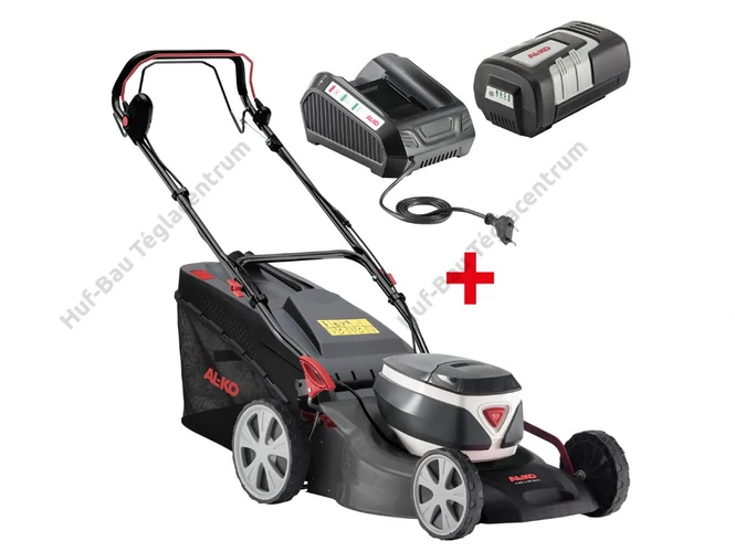 AL-KO 4.65 Li SP SET 36V-os fűnyíró akkuval és töltővel. 