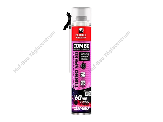 Den Braven TURBO SPEED COMBO PU ragasztóhab 2v1- 750 ml