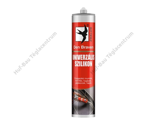 Den Braven univerzális szilikon - 280 ml, szürke