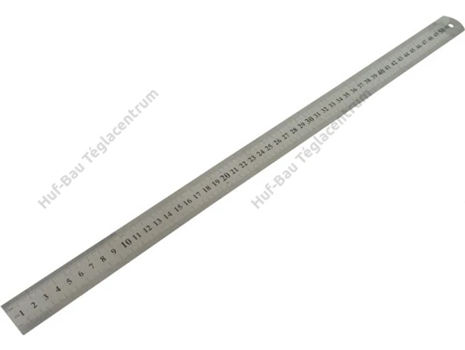 Vonalzó  500mm inox kétoldalt skálázott Extol Craft (459)