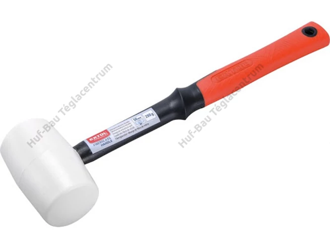 Gumikalapács 70mm üvegszálas nyél fehér Extol Premium (8811114)