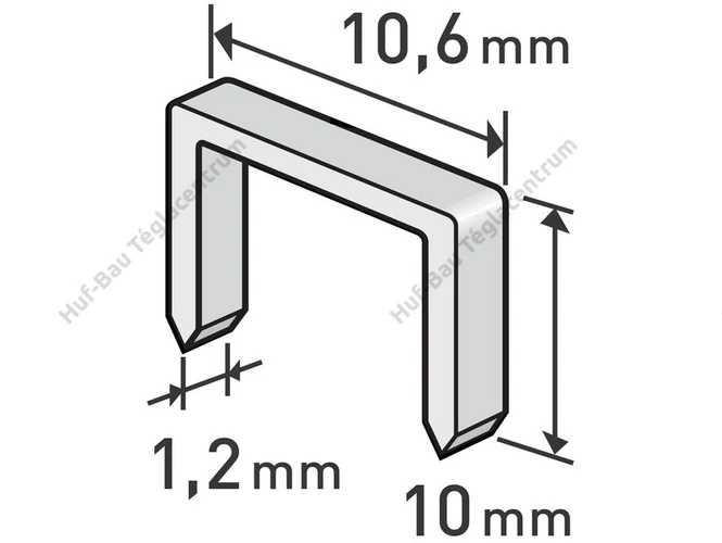 Tűzőgépkapocs 10,6/10mm M11 1000db/cs Extol Premium (8852203)