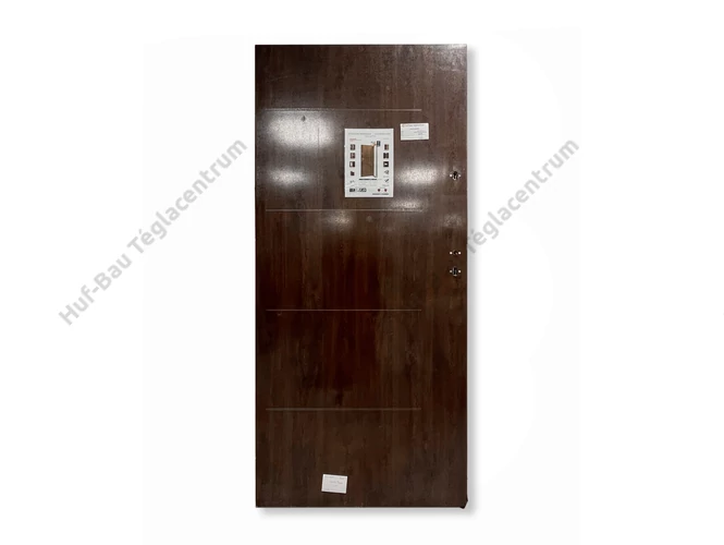 Fém bejárati ajtó aranytölgy színben jobbos 100 cm x 210 cm