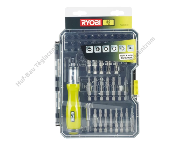 RYOBI RAK59SD 59db-os csavarozó bit készlet