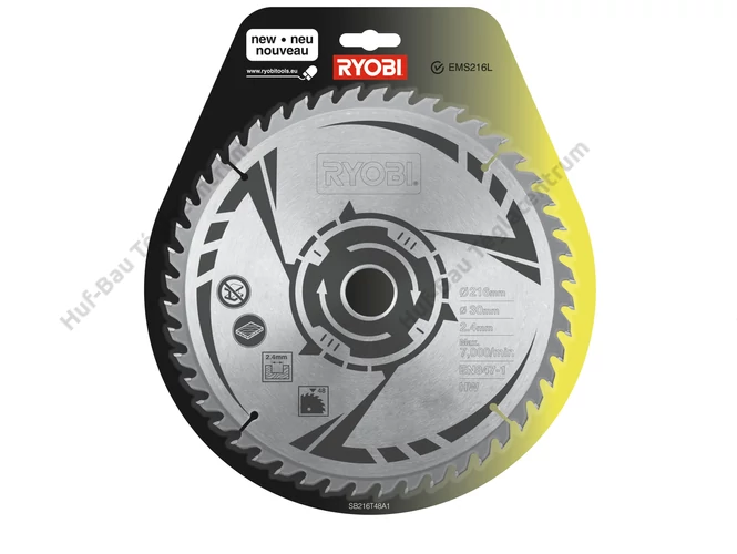 RYOBI SB216T48A1 körfűrészlap - 216 mm