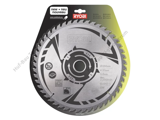 RYOBI SB254T48A1 körfűrészlap - 254 mm